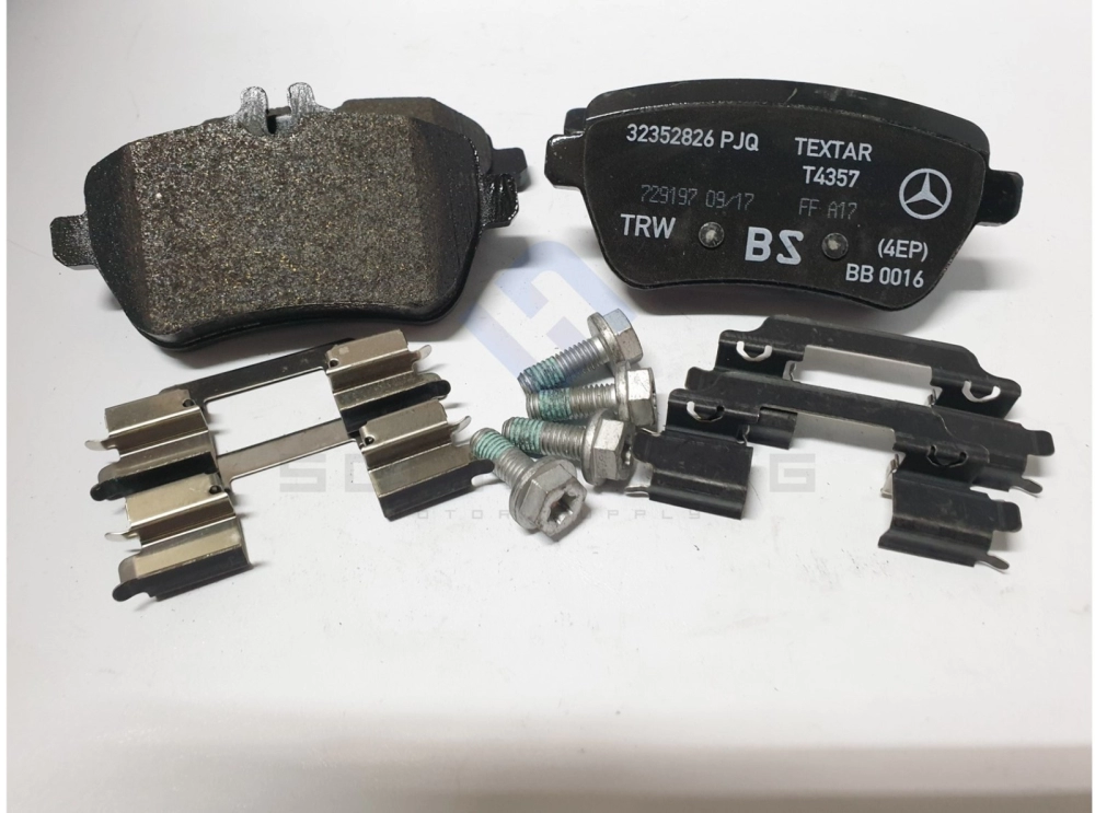 Mercedes-Benz S-Class W222, S-Coupe C217 - Rear Brake Pad Set (Original MB) 