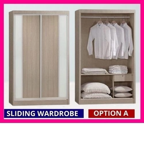  Sliding Door Wardrobe Cabinet Option A