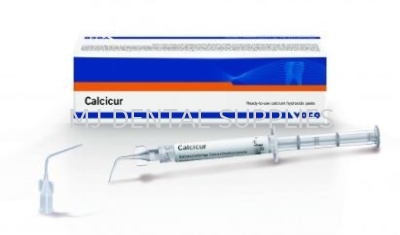 CALCICUR, WATER BASED CALCIUM HYDROXIDE PASTE SYRINGE, VOCO