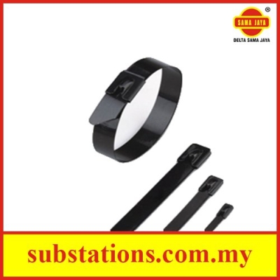 Fully Coated Stainless Steel Cable Ties - Ball Lock Type