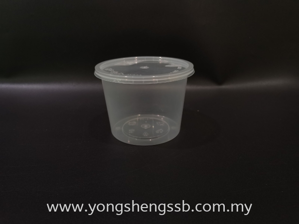 MS25 (500PCS/CTN) WITH LID (FLAT) Container Container / Plastic Cup / Bottle / Bowl / Plate / Tray / Cutleries / PET Johor Bahru (JB), Malaysia, Muar, Skudai Supplier, Wholesaler, Supply | Yong Sheng Supply Sdn Bhd