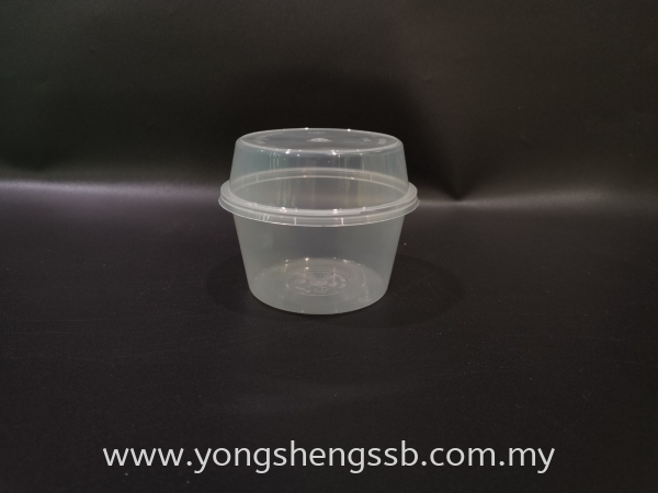 MS16 (500PCS/CTN)  WITH LID (DOME) Container Container / Plastic Cup / Bottle / Bowl / Plate / Tray / Cutleries / PET Johor Bahru (JB), Malaysia, Muar, Skudai Supplier, Wholesaler, Supply | Yong Sheng Supply Sdn Bhd