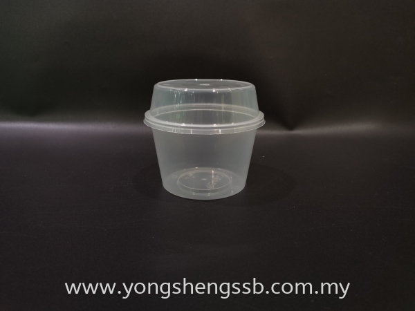 MS20 (500PCS/CTN)  WITH LID (DOME) Container Container / Plastic Cup / Bottle / Bowl / Plate / Tray / Cutleries / PET Johor Bahru (JB), Malaysia, Muar, Skudai Supplier, Wholesaler, Supply | Yong Sheng Supply Sdn Bhd
