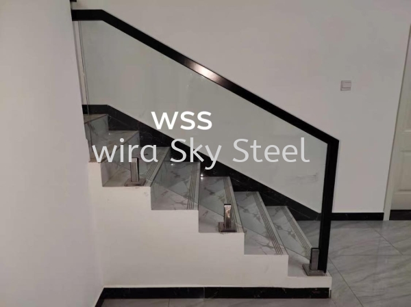 Staircase and Railing Wood Staircase and Railing Staircase Railing Selangor, Malaysia, Kuala Lumpur (KL), Semenyih Supplier, Suppliers, Supply, Supplies | Wira Sky Steel Sdn Bhd