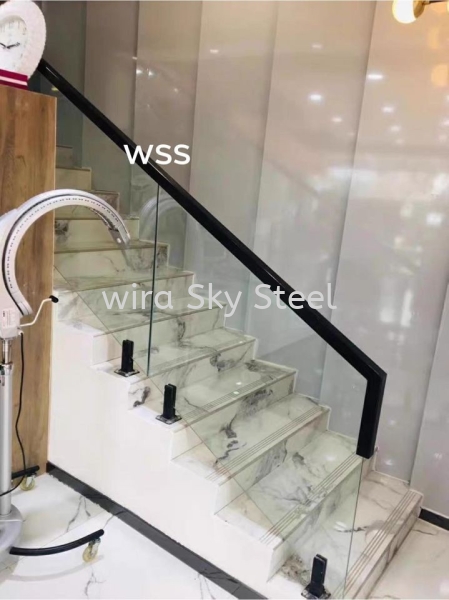 Staircase and Railing Wood Staircase and Railing Staircase Railing Selangor, Malaysia, Kuala Lumpur (KL), Semenyih Supplier, Suppliers, Supply, Supplies | Wira Sky Steel Sdn Bhd