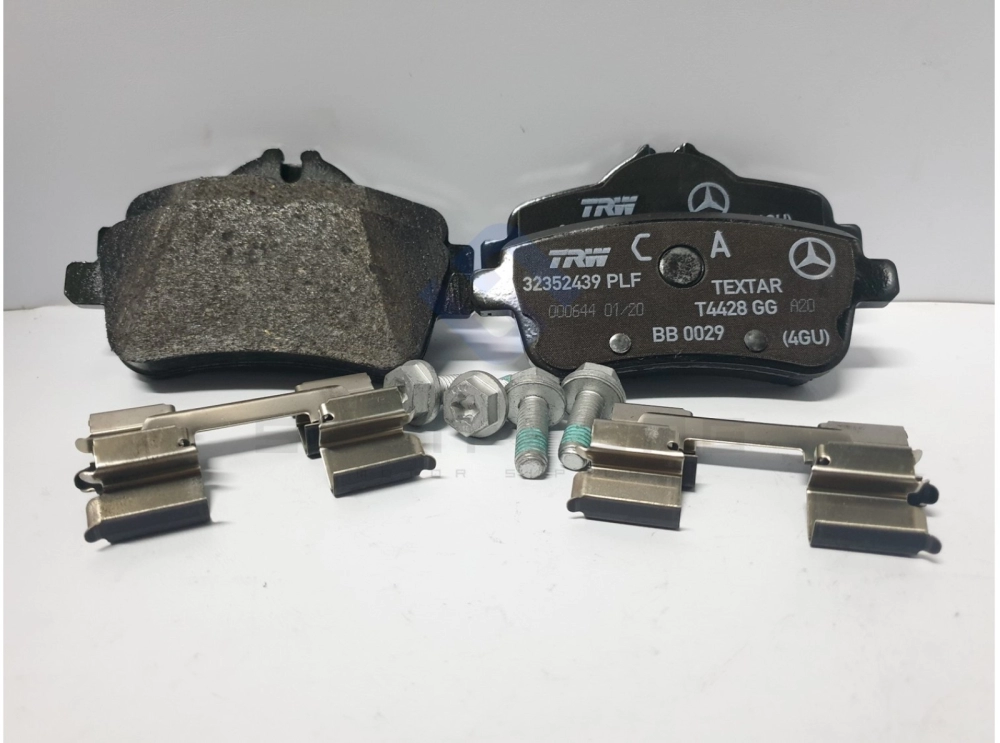 Mercedes-Benz W176, C117, X156 with 45 AMG or W166, C292, X166 - Rear Brake Pad (Original MB)  