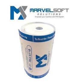 Receipt Paper Roll(thermal) coreless -Logo marvelsoft