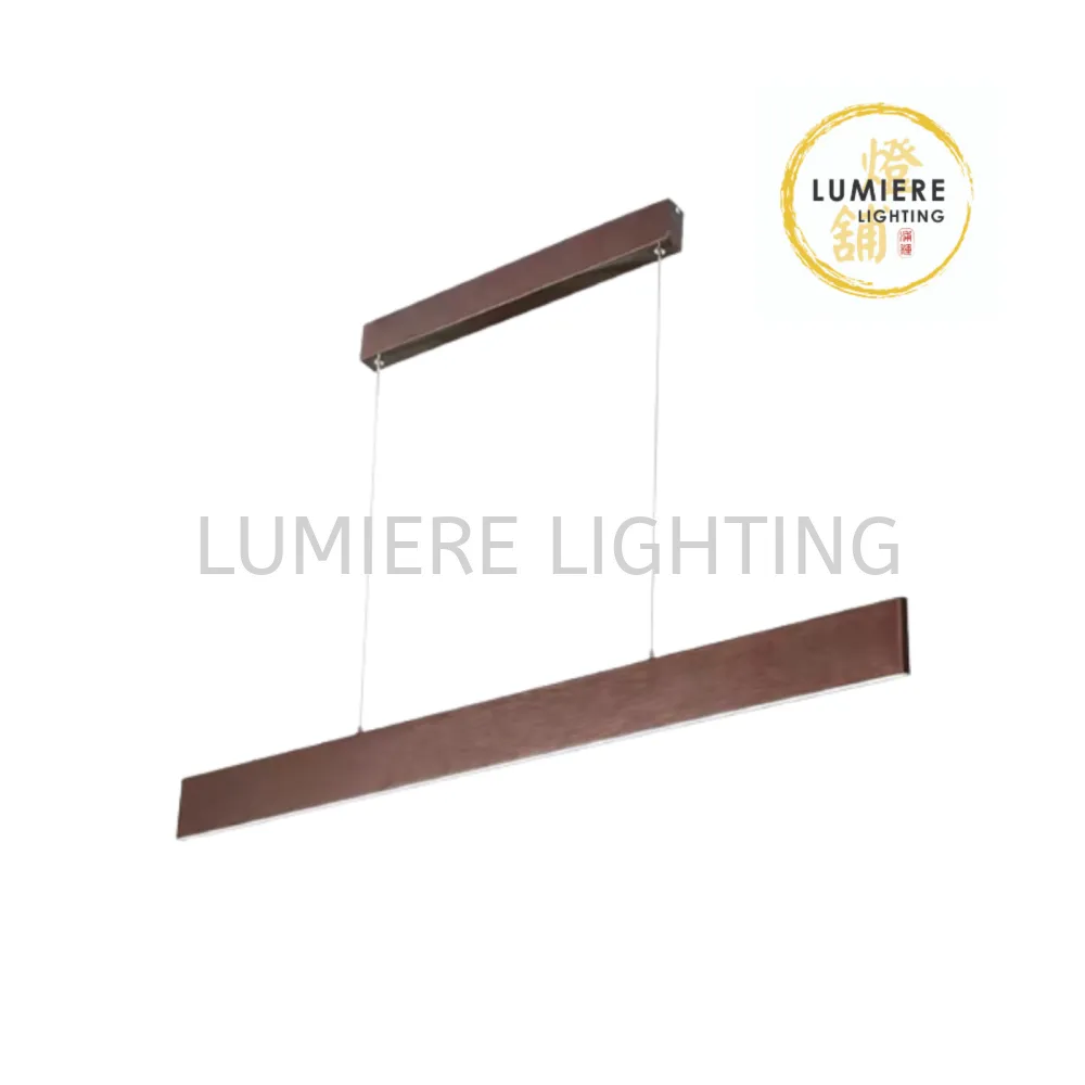 Nordic Copper Minimalist Remote Pendant Light 