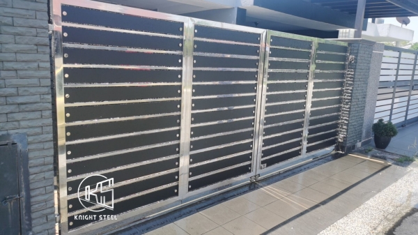 Folding Gate Bandar Putera 2 Klang, Selangor Klang Selangor Main Gate  Johor Bahru (JB), Malaysia, Selangor, Kuala Lumpur (KL) Supplier, Suppliers, Supply, Supplies | Knight Services Enterprise Sdn Bhd