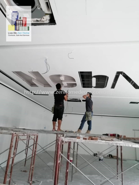 Plaster Ceiling With Company Name Renovation works Selangor, Malaysia, Kuala Lumpur (KL), Puchong, Shah Alam Supplier, Suppliers, Supply, Supplies | Zen Home Decor