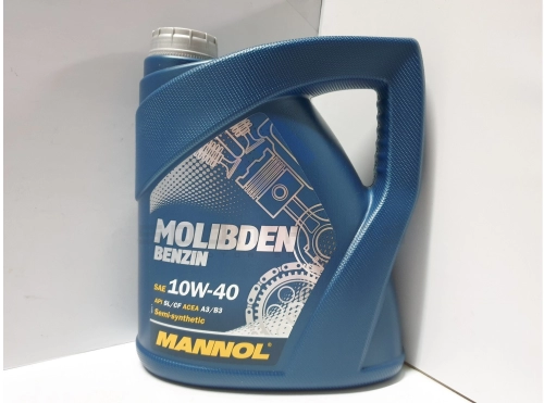 MANNOL MOLIBDEN BENZIN Semi-Synthetic Engine Oil 10W-40