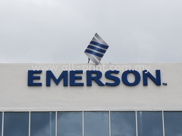 EMERSON - Factory Signage   EG Box Up 3D Lettering Signboard Selangor, Malaysia, Kuala Lumpur (KL), Shah Alam Manufacturer, Supplier, Supply, Supplies | ALL PRINT INDUSTRIES