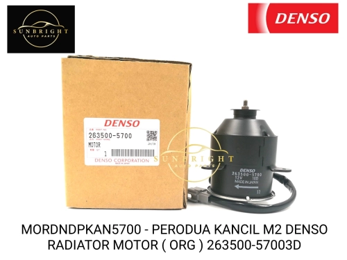 MORDNDPKAN5700 - PERODUA KANCIL M2 DENSO RADIATOR MOTOR ( ORG ) 263500-57003D