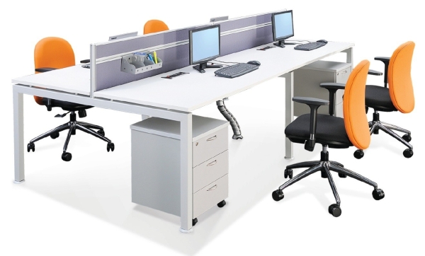 4 cluster workstation AIM19 W41-28R no stationary holder Office system malaysia Office furniture malaysia Office Workstation Malaysia, Selangor, Kuala Lumpur (KL), Seri Kembangan Supplier, Suppliers, Supply, Supplies | Aimsure Sdn Bhd