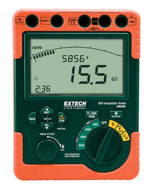 Megohmeters - Extech 380395 Megohmeters / Insulation Testers Extech Test and Measuring Instruments Malaysia, Selangor, Kuala Lumpur (KL), Kajang Manufacturer, Supplier, Supply, Supplies | United Integration Technology Sdn Bhd