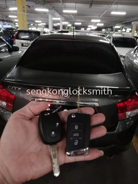 copy Honda City remote (flip key remote) car remote Selangor, Malaysia, Kuala Lumpur (KL), Puchong Supplier, Suppliers, Supply, Supplies | Seng Kong Locksmith Enterprise