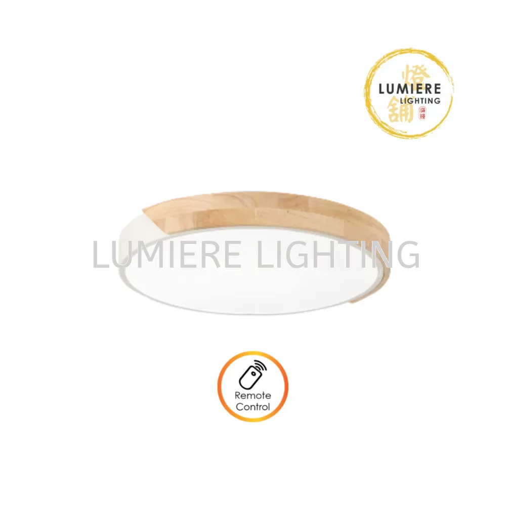 Nordic Muji Wood Minimalist Ceiling Light