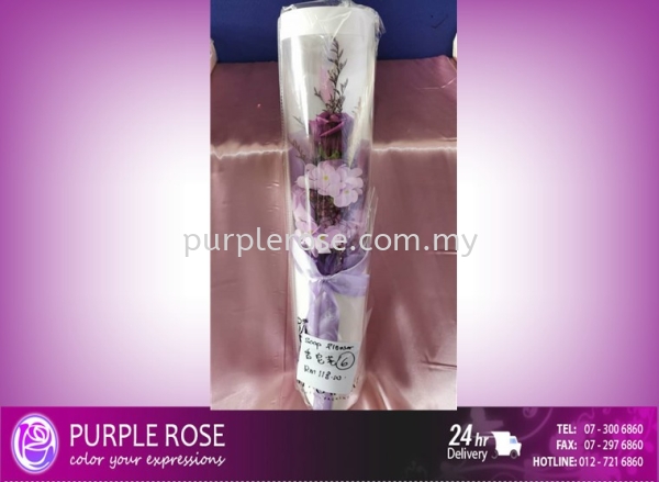 Soap Flower Bouquet Set 33 Soap Flower Bouquet Johor Bahru (JB), Malaysia, Singapore Supply, Supplier, Delivery | Purple Rose Florist & Gifts