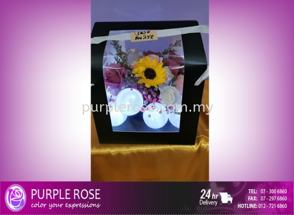 Soap Flower Bouquet Set 93 Soap Flower Bouquet Johor Bahru (JB), Malaysia, Singapore Supply, Supplier, Delivery | Purple Rose Florist & Gifts