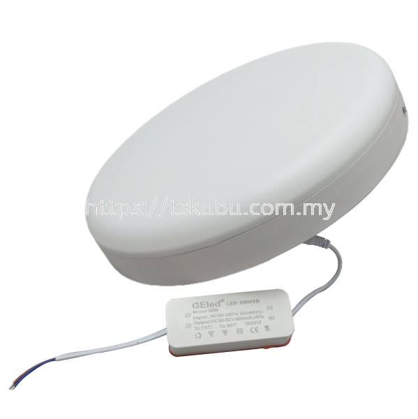 38742160  12" 50W ROUND NO SHADOW SURFACE LITE SURFACE AND PANEL LIGHTING LIGHT FITTING LIGHTING AND POWER Melaka, Malaysia Supplier, Retailer, Supply, Supplies | TS KUBU ELECTRONICS SDN BHD