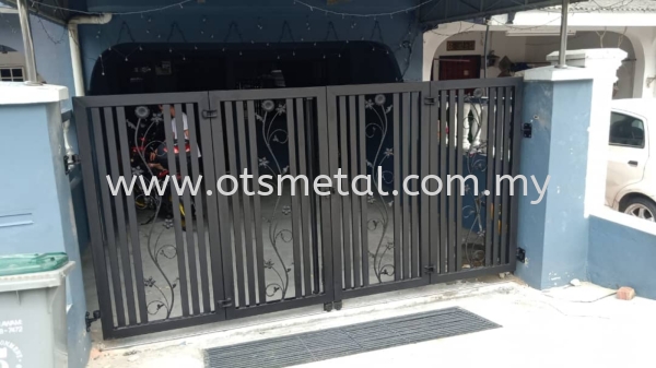 MMG030 Metal Main Gate (Grill) Johor Bahru (JB) Design, Supplier, Supply | OTS Metal Works