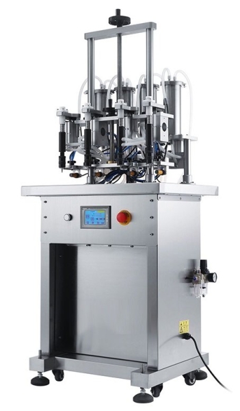 AUTOMATIC FOUR NOZZLES LIQUID VACUUM FILLING MACHINE liquid filling machine Filling Machine Seri Kembangan, Selangor, Kuala Lumpur, KL, Malaysia. Supplier, Manufacturer, Repair | IAE Industries Trading & Services