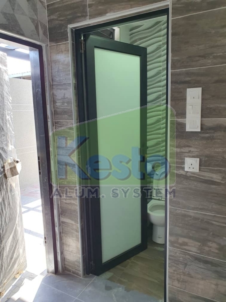  Toilet Swing Door Johor Bahru (JB), Tebrau Contractor, Supplier, Supply | Kesto Aluminium System (JB) Sdn Bhd