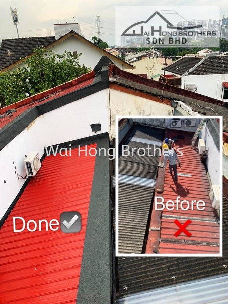  Metal Roof Repairs  Selangor, Malaysia, Johor Bahru (JB), Kuala Lumpur (KL), Perak, Penang Services, Contractor, Specialist | Wai Hong Brothers Sdn Bhd