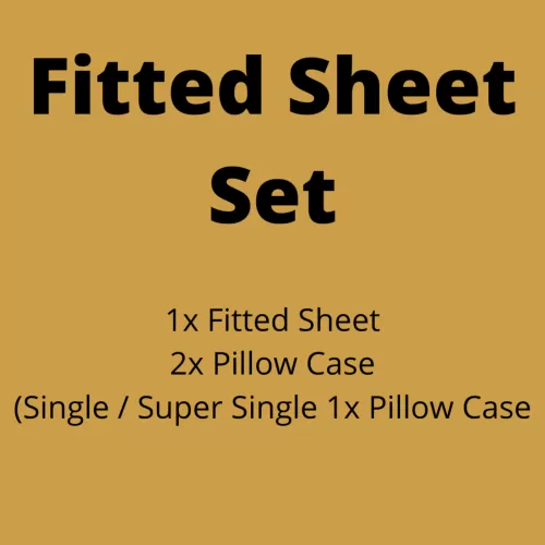 Fitted Sheet Set (FTD+PC)