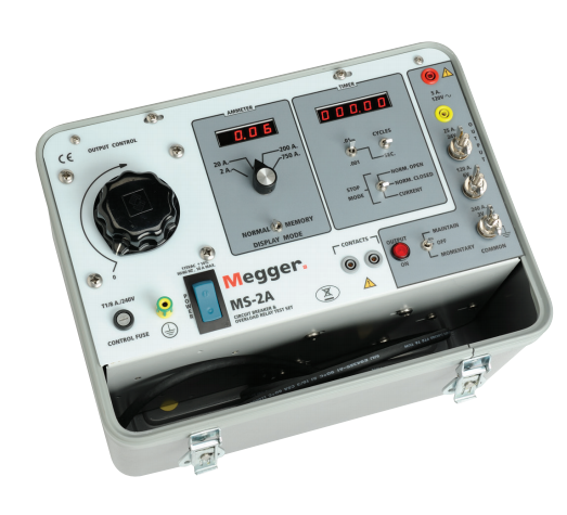 megger ms-2a circuit breaker and over current relay test set