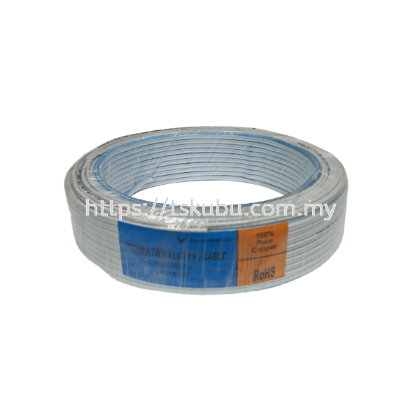 54152381  23 / 0.14mm x 2C TWIN FLAT CABLE TWIN FLAT AND SPEAKER CABLE WIRES AND CABLES ELECTRICAL & WIRING Melaka, Malaysia Supplier, Retailer, Supply, Supplies | TS KUBU ELECTRONICS SDN BHD