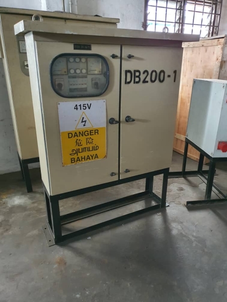 Distribution Board 200Amp Used Distribution Board (DB Box) for Sale Johor Bahru (JB), Malaysia, Selangor, Kuala Lumpur (KL), Masai, Shah Alam Rental, Supplier | Megah Machinery