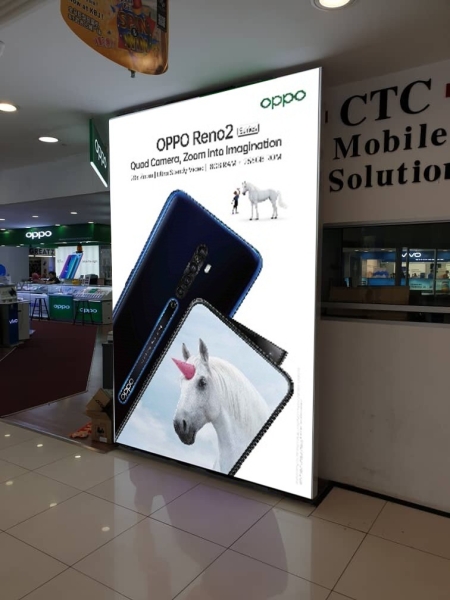 Oppo Lightbox Signage Signage Foo Lin Advertising Penang, George Town, Malaysia Supplier, Service, Supply, Supplies | FOOLIN ADVERTISING SDN BHD