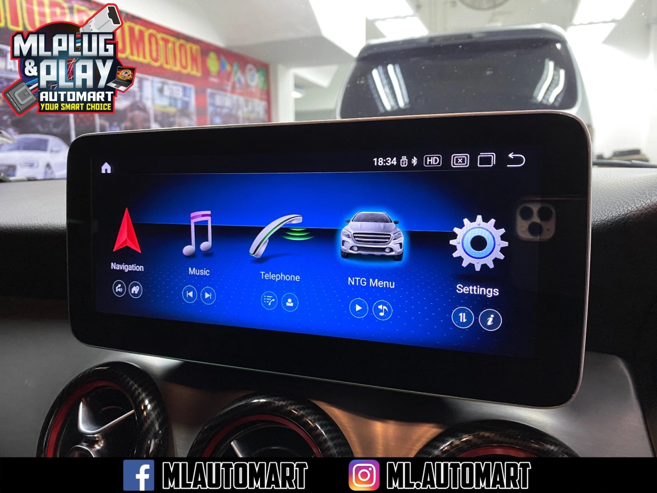 Mercedes Benz CLA Class W117 Android Monitor