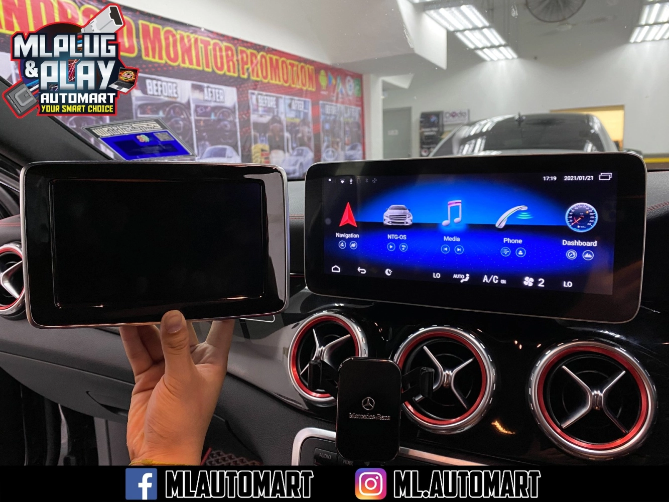 Mercedes Benz GLA Class X156 Android Monitor