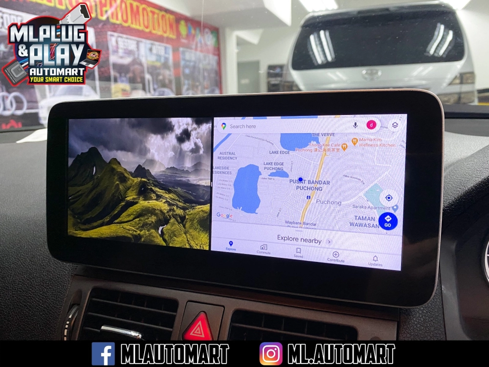 Mercedes Benz C Class W204 Pre Facelift Android Monitor Selangor, Malaysia,  Kuala Lumpur (KL), Puchong Supplier, Suppliers, Supply, Supplies