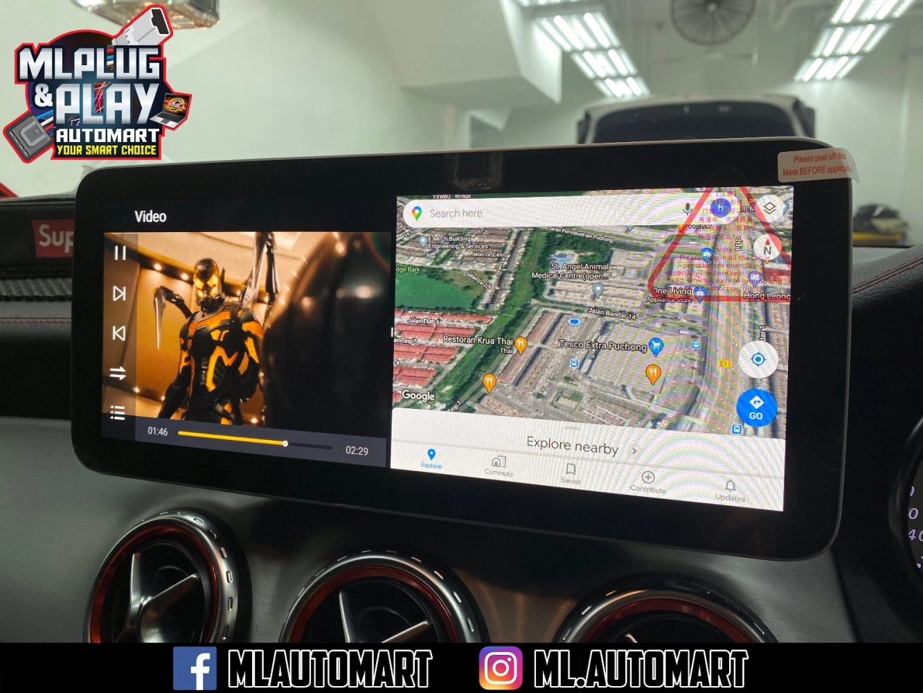 Mercedes Benz GLA Class X156 Android Monitor