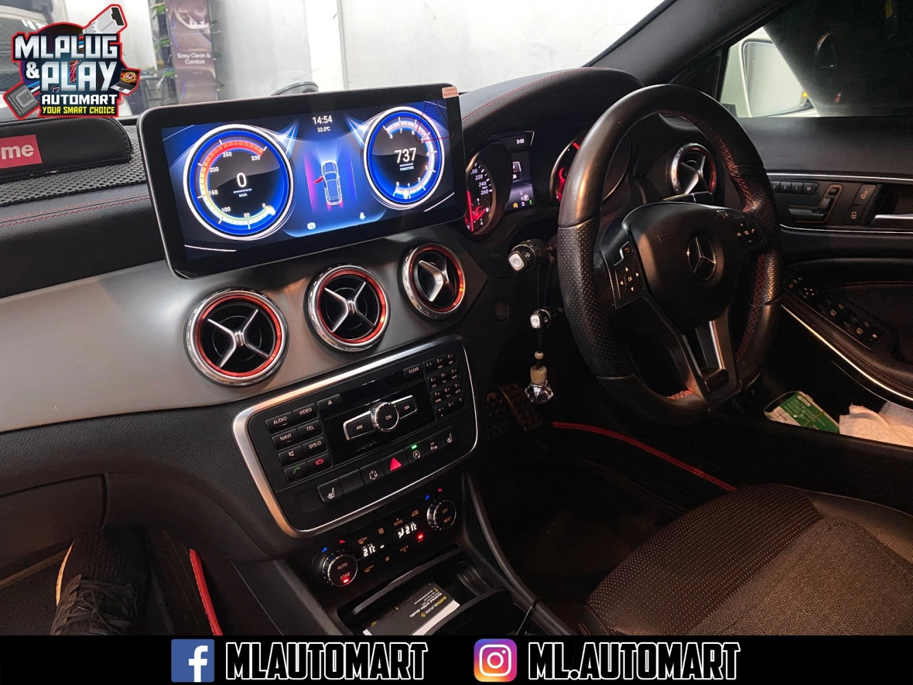 Mercedes Benz GLA Class X156 Android Monitor