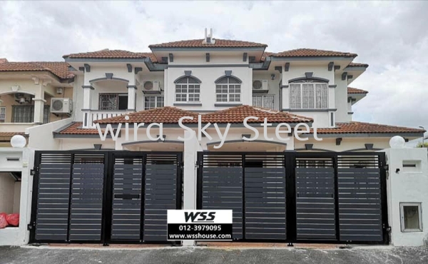 76 Simple Series Aluminium Trackless Folding Gate Selangor, Malaysia, Kuala Lumpur (KL), Semenyih Supplier, Suppliers, Supply, Supplies | Wira Sky Steel Sdn Bhd