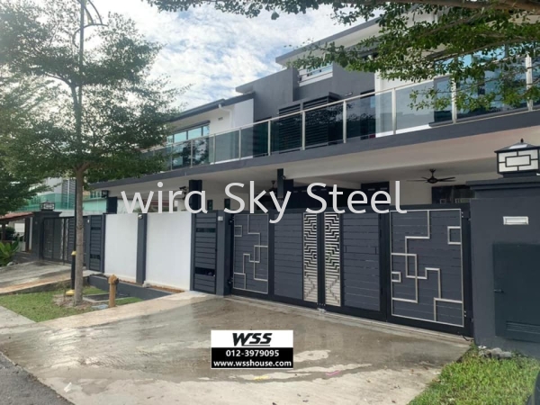 77 Premium Series Aluminium Trackless Folding Gate Selangor, Malaysia, Kuala Lumpur (KL), Semenyih Supplier, Suppliers, Supply, Supplies | Wira Sky Steel Sdn Bhd