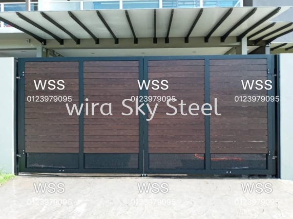 176 Inline, Netting, Glass Series Aluminium Trackless Folding Gate Selangor, Malaysia, Kuala Lumpur (KL), Semenyih Supplier, Suppliers, Supply, Supplies | Wira Sky Steel Sdn Bhd