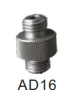 AD16 15mm Aluminium Double Male 5/8" Adapter