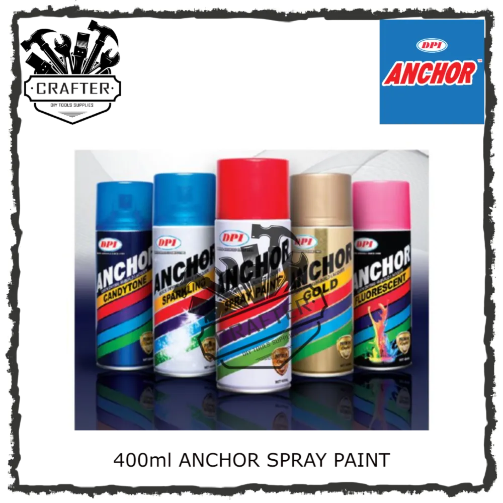 ANCHOR SPRAY PAINT STANDARD COLOUR