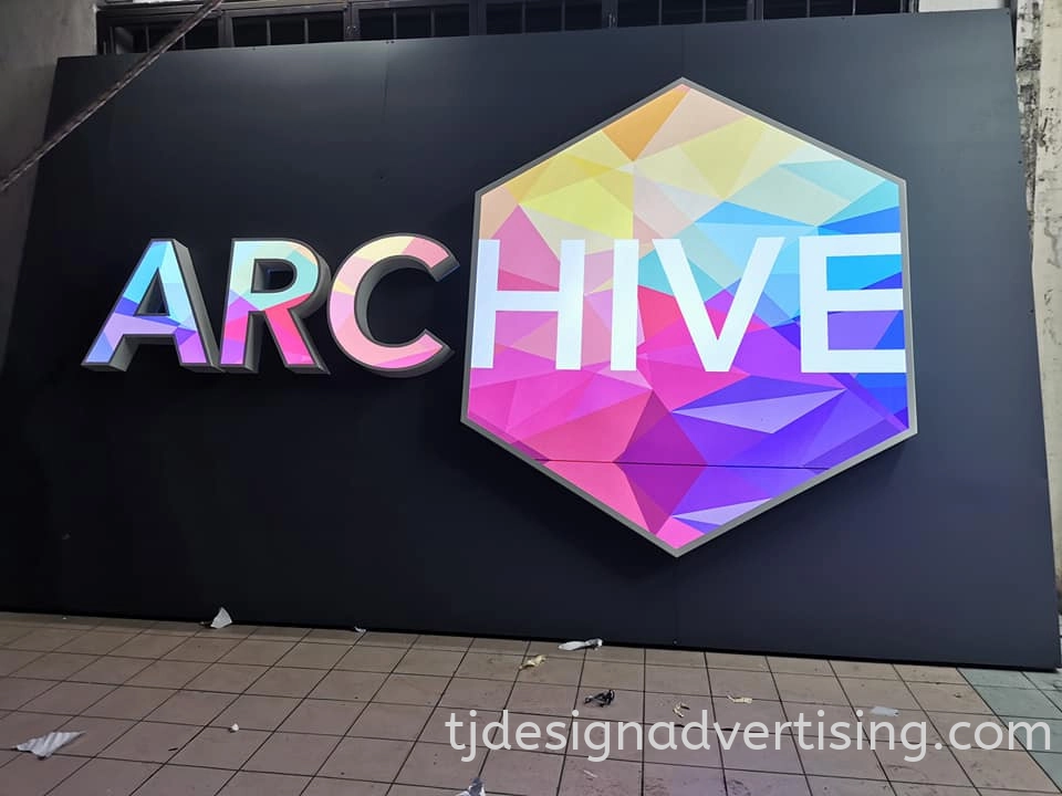 Box-Up 3D Signage - ARC HIVE