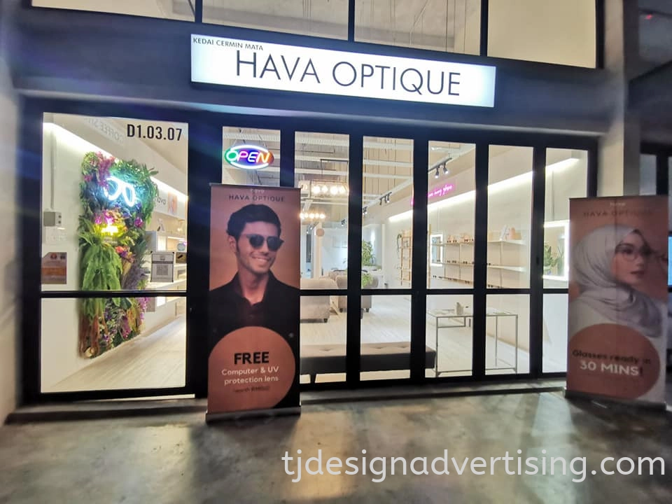 LED LIGHT BOX SIGNAGE - HAVA OPTIQUE