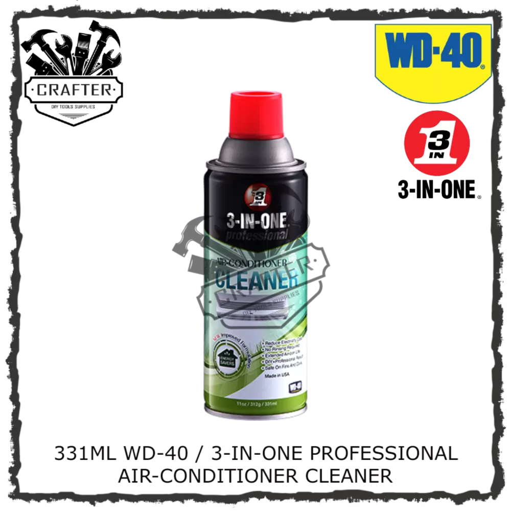 331ml WD-40 / 3-IN-ONE PROFESSIONAL AIR-CONDITIONER CLEANER