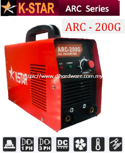 K STAR INVERTER WELDING MACHINE ARC SERIES ARC 200 G (TS) INVERTER WELDING MACHINE POWER TOOLS TOOLS & EQUIPMENTS Selangor, Malaysia, Kuala Lumpur (KL), Sungai Buloh Supplier, Suppliers, Supply, Supplies | DJ Hardware Trading (M) Sdn Bhd