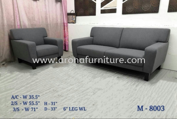 M-8003 1+2+3 Sofa Fabric Sofa Arona Johor Bahru (JB), Malaysia, Skudai Supplier, Suppliers, Supply, Supplies | Arona Furniture Sdn. Bhd.