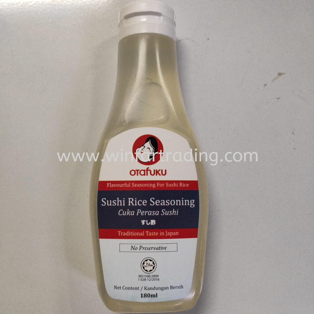 OTAFUKU SUSHI RICE SEASONING 180ML HALAL BC9555875902139