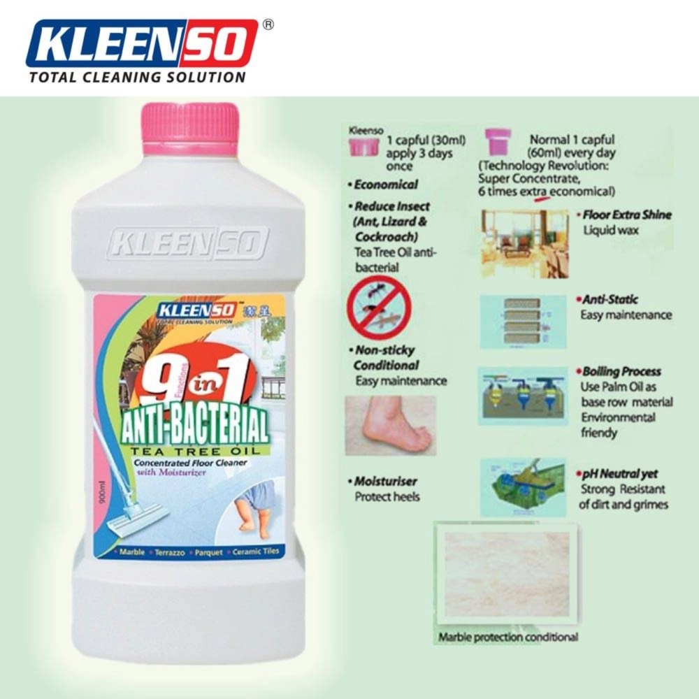 900ml KLEENSO 9 IN 1 CONCENTRATED FLOOR CLEANER